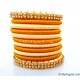 Ivory Colour Silk Thread Bangles