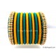 Teal Green Colour Silk Thread Bangles