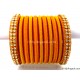 Dark Yellow Colour Silk Thread Bangles Dark Yellow Colour Silk Thread Bangles