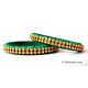 Green Colour Silk Thread Bangles