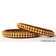 Khaki Colour Silk Thread Bangles Khaki Colour Silk Thread Bangles