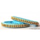Turquoise Blue Colour Silk Thread Bangles Turquoise Blue Colour Silk Thread Bangles
