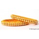 Golden Colour Silk Thread Bangles Golden Colour Silk Thread Bangles