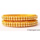 Golden Colour Silk Thread Bangles Golden Colour Silk Thread Bangles
