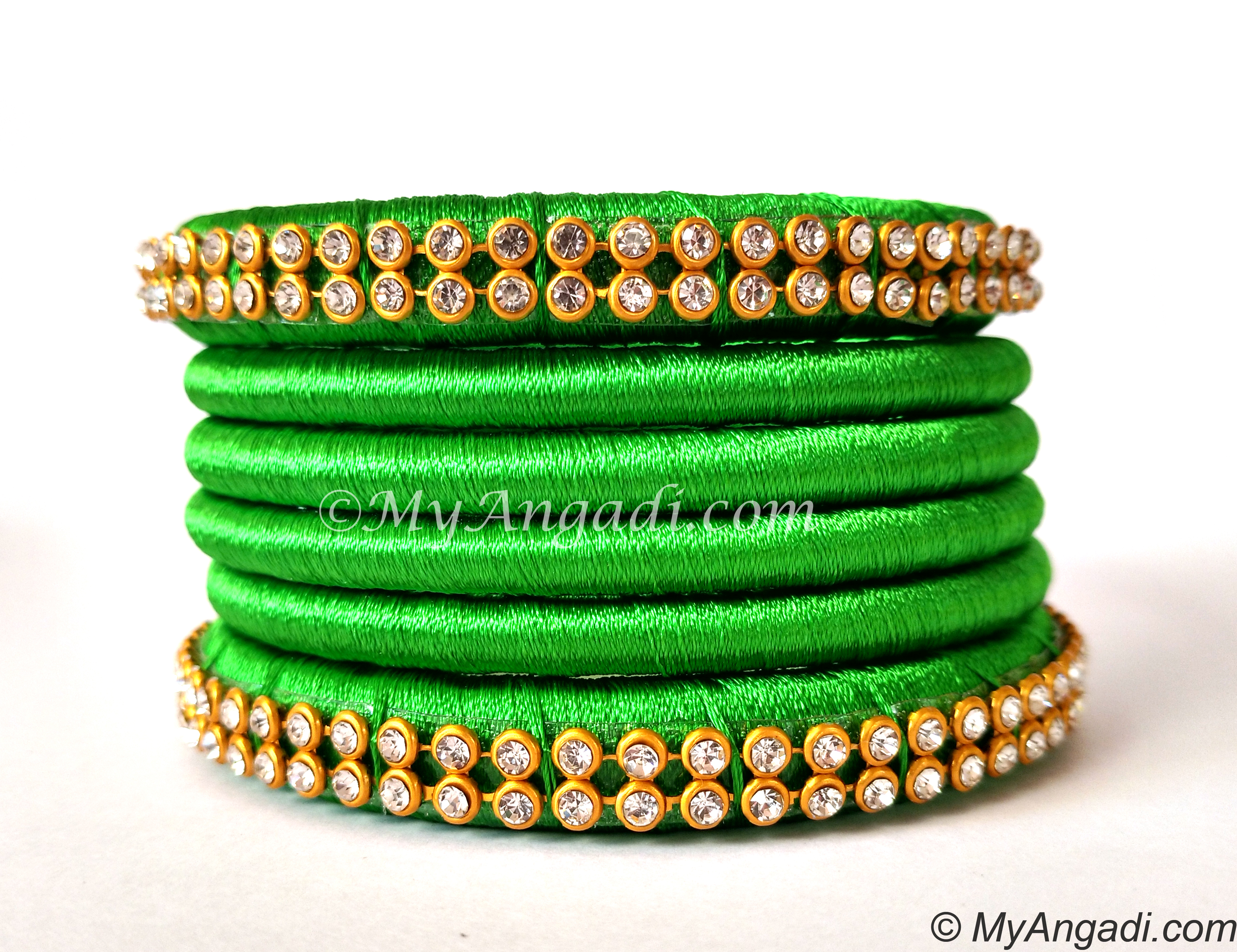 Green discount colour bangles