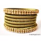 Olive Green Colour Silk Thread Bangles Olive Green Colour Silk Thread Bangles