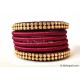 Maroon Colour Silk Thread Bangles