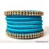 Blue Colour Silk Thread Bangles