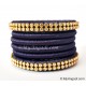 Dark Blue Colour Silk Thread Bangles