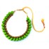 Youth Lime Green Silk Thread Necklace