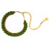 Youth Dark Green Silk Thread Necklace