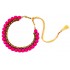 Youth Pink Silk Thread Necklace