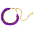 Youth Violet Silk Thread Necklace