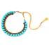 Youth Turquoise Blue Thread Necklace