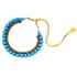 Youth Blue Silk Thread Necklace