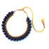 Youth Dark Blue Silk Thread Necklace