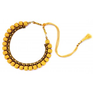 Youth Gold Silk Thread Necklace