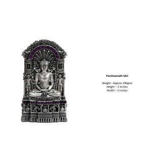 Parshwanath Temple Silver Idol