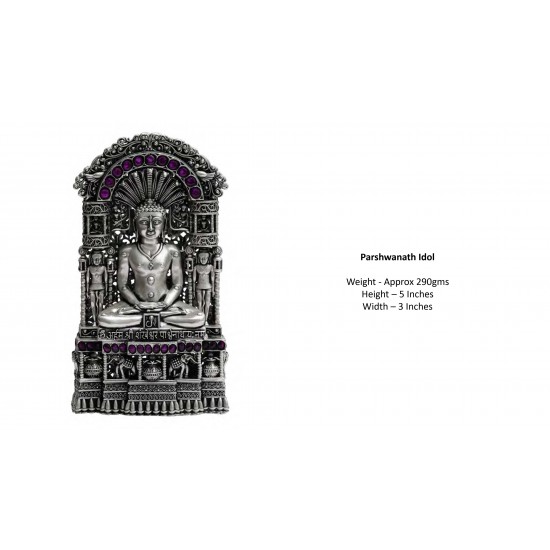Parshwanath Temple Silver Idol Parshwanath Temple Silver Idol