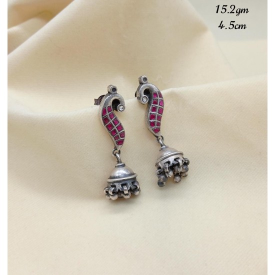 Kanakdharaa - Pure Silver Earrings Jhumukka Kanakdharaa - Pure Silver Earrings Jhumukka