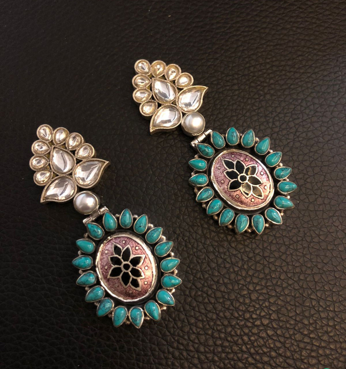 Sheeny Pure Silver Jhumkas – VerveJewels