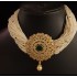 Kanakdharaa - Pearl Necklace with Pure Silver Pendant with Gold Finish