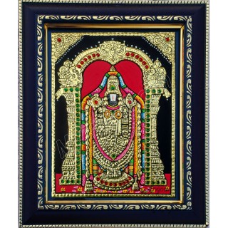 Tirupathi Balaji / Venkateswara Perumal Small Size Tanjore Paintings