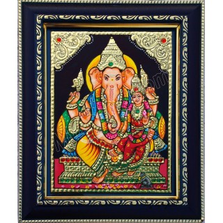 Lakshmi Ganesha Tanjore Paintings