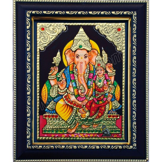 Lakshmi Ganesha Tanjore Paintings Lakshmi Ganesha Tanjore Paintings