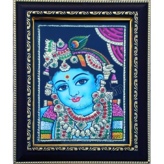 Baby Krishna Tanjore Paintings