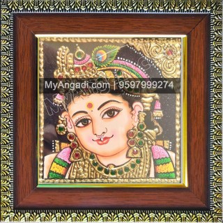 Small Krishna Tanjore Paintings