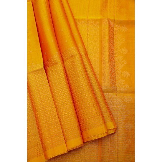 Orange - Pure Handloom Soft Silk Saree Orange - Pure Handloom Soft Silk Saree