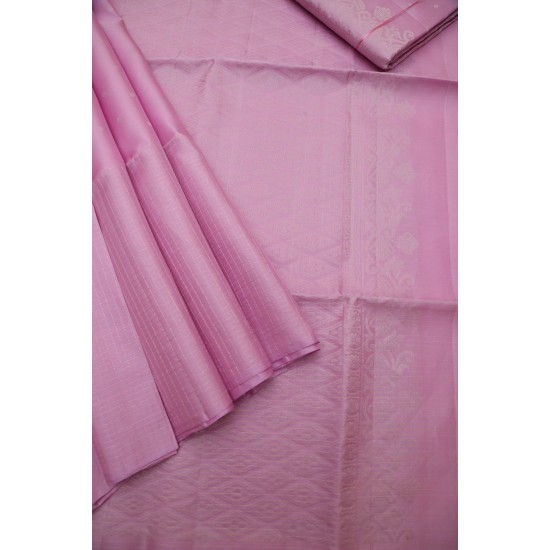 Baby pink - Pure Handloom Soft Silk Saree Baby pink - Pure Handloom Soft Silk Saree
