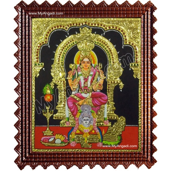 Karumariamman Tanjore Painting Karumariamman Tanjore Painting