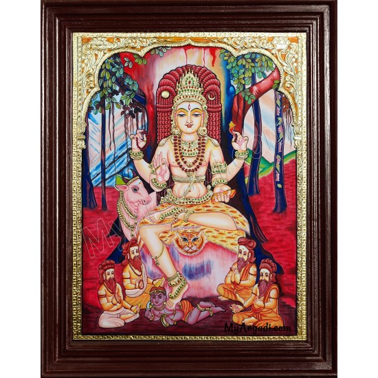 Dakshinamurty Tanjore Painting