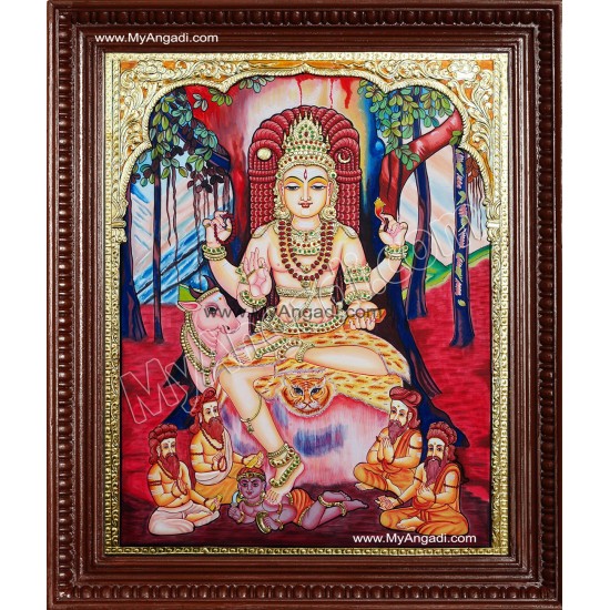 Dakshinamurty Tanjore Painting