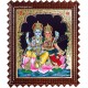 Vishnu and Lakshmi Tanjore Painting