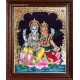 Vishnu and Lakshmi Tanjore Painting