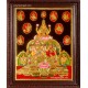 Kubera Lakshmi Tanjore Painting