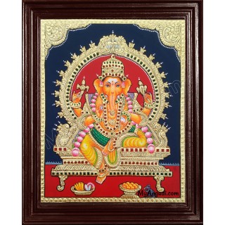 Ganapathi Tanjore Painting Tanjore Painting