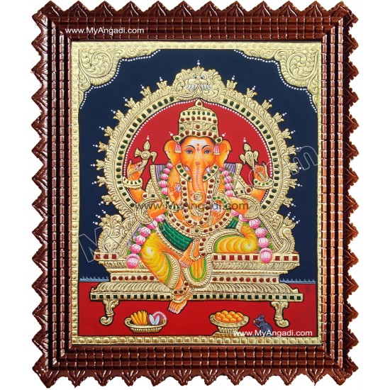 Ganapathi Tanjore Painting Tanjore Painting