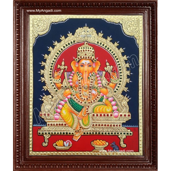 Ganapathi Tanjore Painting Tanjore Painting