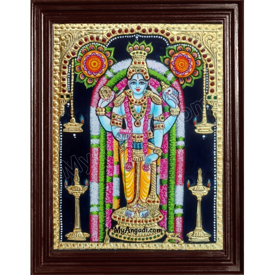 Guruvayurappan Tanjore Painting