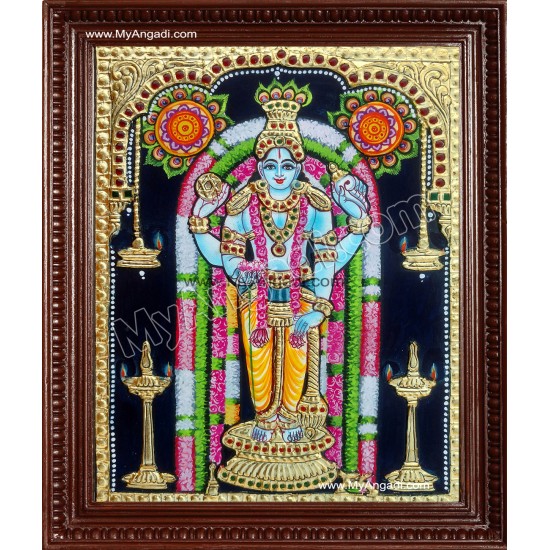 Guruvayurappan Tanjore Painting