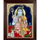 Shiva Family Tanjore Painting