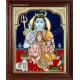 Shiva Family Tanjore Painting