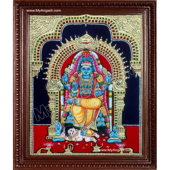 Dakshinamurty Tanjore Painting