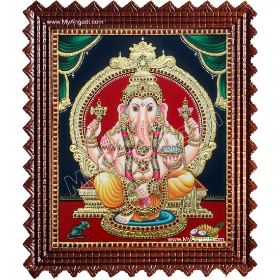 Ganesha Tanjore Painting