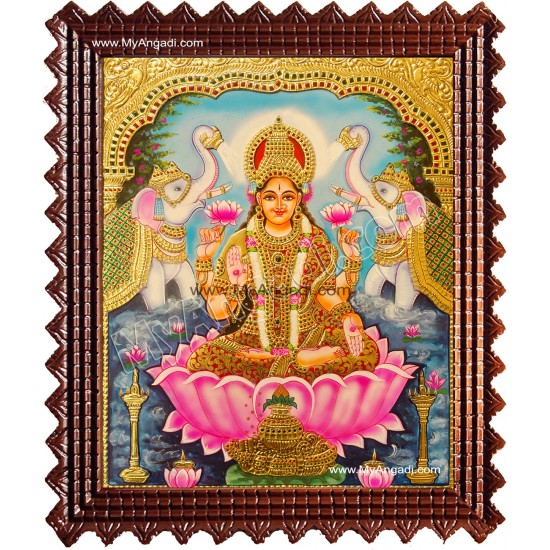 Gaja Laxmi Tanjore Painting