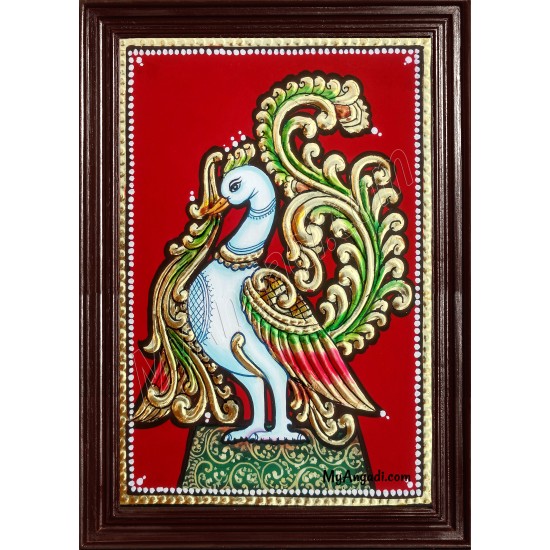 Peacock Tanjore Painting